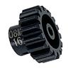 Square Hard Steel Pinion Gear 0.8M 16T for Tamiya Nova Fox TGX-916 view 1