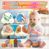 Baby Toys 6 to12 Months, 7 in-1 Montessori Toy for 6-9-12-18 Month Old with Pull String Toy, Sensory Bin Toys, Stacking Baby Blocks & Soft Infant Ring & Sensory Ball, Stacking Cups for Toddler 1-3Gift view 3