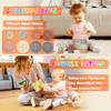 Baby Toys 6 to12 Months, 7 in-1 Montessori Toy for 6-9-12-18 Month Old with Pull String Toy, Sensory Bin Toys, Stacking Baby Blocks & Soft Infant Ring & Sensory Ball, Stacking Cups for Toddler 1-3Gift view 4