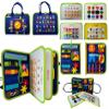 Channie's Busy Book Set for Kids, 3+ Year Old Girls Boys with 19 Activity Books, 18+ DIY Puzzles, Learning Toy view 1