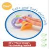 BaBeloved Flower Whistle Baby Teething Toys Multiple Sensory Montessori Baby Teether Toys Soft Food-Grade Teethers for Babies Blow Sound Teething Relief, Chewing Toy for Babies 0-12 Months, BPA Free view 4