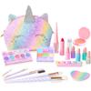 Kids Real Makeup Kit for Girls: No Talc, Washable Make Up Set with Unicorn Purse - Toy Gift for Little Girls & Toddlers Age 3 4 5 6 7 8 9 10 11 12 Years Old - Pretend Play Birthday Gifts view 1