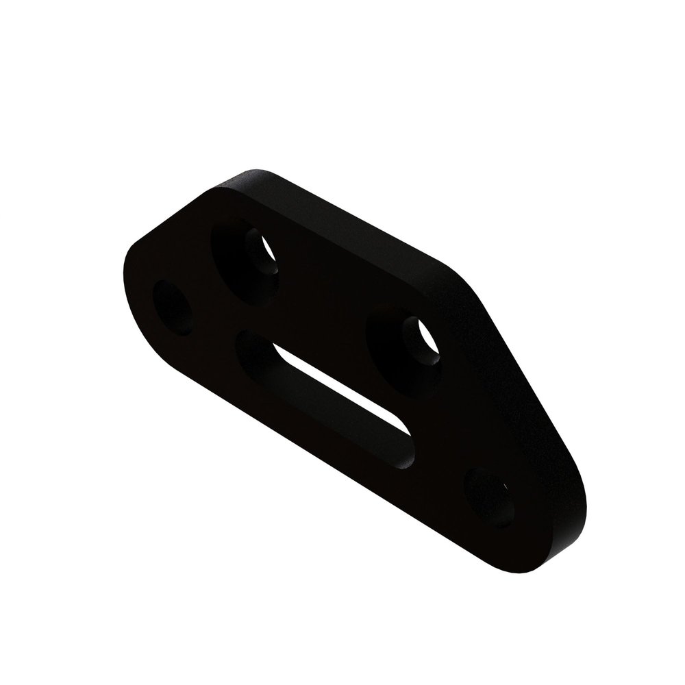 ARRMA Aluminum Front Suspension Mount (Black), ARA330754