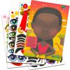 Create a Face Sticker Play Set for Kids - Bundle with Around The World Sticker Travel Activity Book for Kids Plus Door Hanger | Make Your Own Sticker Face for Kids, Toddlers view 2