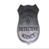 Old West Badges Pinkerton Detective Badge Metal Costume Prop Silver Color view 1