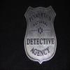 Old West Badges Pinkerton Detective Badge Metal Costume Prop Silver Color view 2