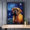 Starry Night Mastiff Jigsaw Puzzle 300/500/1000 Piece (1000pc (5075cm)) view 2