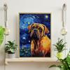 Starry Night Mastiff Jigsaw Puzzle 300/500/1000 Piece (1000pc (5075cm)) view 3