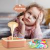 Toddler Gramophone Musical Toys - Player Audio Books for Kids, 99 Cards Stories Songs Phonograph Record, for Boys and Girls (Cozy Brown) view 2