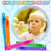 300 Pack Mini Bubble Wands in 10 Color, Bulk Party Favors for Kids, Ideal Goodies Bags Stuffers, Themed Birthday, Valentine, Easter, Halloween, Christmas, School Classroom Prizes for Boys & Girls view 2