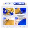 121pcs Royal Blue Gold Birthday Party Decorations with Happy Birthday Banner Foil Balloons for 16th 18th 21st 24th 32th 40th 50th 60th Birthday Decorations for Men view 3