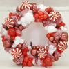 148Pcs Christmas Balloon Garland Arch Kit Red White Ruby Red Balloons Candy Cane Lollipop Explosion Star Foil Balloons for Holiday Christmas New Year Party Decorations view 2