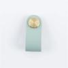 Leather Brass Knob Handle Simple Cabinet Handles Drawer Pulls Furniture Handles Kitchen Cabinet Handles 1Pcs (Color : 6) view 1