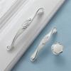Zinc Alloy White Cabinet Handles Kitchen Cupboard Door Pulls Drawer Knobs Fashion Furniture Handle Hardwar 1Pcs (Color : 937-single) view 4