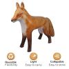HOHQB 39" Realistic Animal Inflatable Arctic Red Fox Toys: Perfect for Indoor, Outdoor, Pool & Jungle Safari Birthday Party Fun! view 3