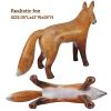 HOHQB 39" Realistic Animal Inflatable Arctic Red Fox Toys: Perfect for Indoor, Outdoor, Pool & Jungle Safari Birthday Party Fun! view 4