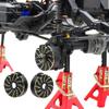 BrewJa Portal Axle Housing Brass Black Steering Cup Steering C Seat tie Rod Holder Gear Cover servo Bracket Compatible with 1/10 Trx4 Trx6 (Color : A) view 4