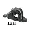 BrewJa TRX4 Aluminum Alloy Motor Mount Heat Sink with Cooling Fan Compatible with 1/10 RC Crawler Car TRX-4 TRX-6 Upgrade Parts (Color : A Black) view 1