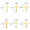 12 PCS Baptism Cupcake Toppers, Gold Mirror Acrylic Cake Picks Baptism God Bless Child Cake Decorations,Baby Shower Birthday Party Decorations Christian Religious Party Decoration Supplies(acrylic)) view 2
