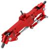 Vgoohobby Aluminum Alloy Front Rear Portal Axle Upgrade Part Compatible with WPL B14 B16 B24 B36 HengLong FeiYu JJRC 1/16 RC Car (Red) view 2