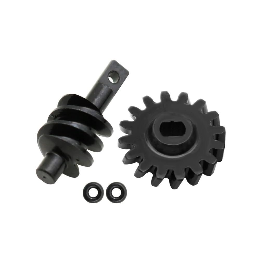 BrewJa Heavy Brass Counterweight Axle Housing Cover Steering Knuckles Worm Differential Compatible with RC Crawler Car Axial SCX24 Upgrade Part (Color : 16T)