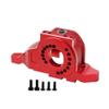 BrewJa TRX4 Aluminum Alloy Motor Mount Heat Sink with Cooling Fan Compatible with 1/10 RC Crawler Car TRX-4 TRX-6 Upgrade Parts (Color : A Red) view 1