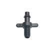 50Pcs 1/4 Inch Barbed Straight Connector with Threaded Garden Irrigation Hoses PVC Fittings Quick Connector for 4/7mm Hose view 4