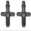 50Pcs 1/4 Inch Barbed Straight Connector with Threaded Garden Irrigation Hoses PVC Fittings Quick Connector for 4/7mm Hose view 2