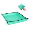 AVIMYA 50x50cm Planting Mat PE Gardening Potting Mats Reusable Garden Transplanting Pad Waterproof Plant Repotting Mat Flower Pots Pads (Color : Green) view 1