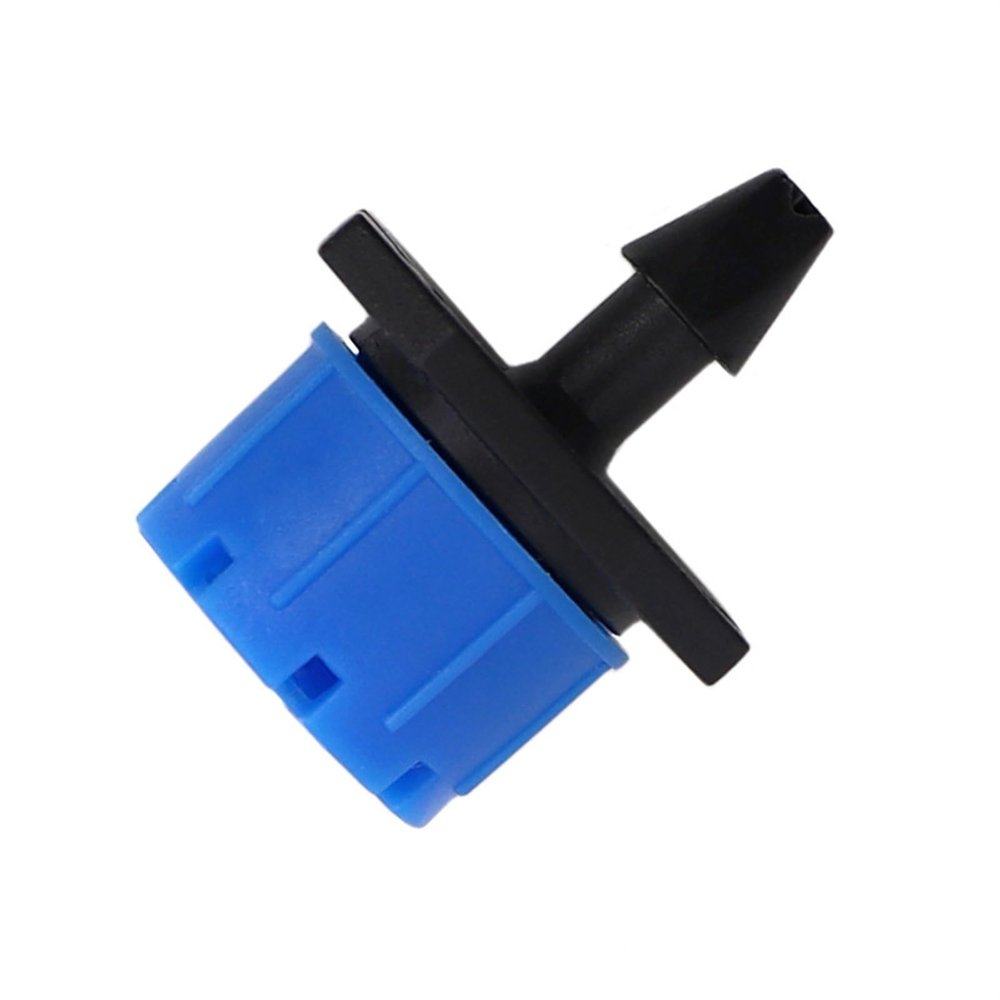 40Pcs 4mm 8Holes Garden Irrigation Nozzle Adjustable Dripper Watering Sprinkler Drip Irrigation System Watering Tool Accessories (Color : Blue)