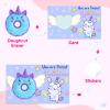 30 Pack Valentines Day Cards for Kids Classroom, Donut Erasers with Greeting Cards, Valentine Kids Party Favor, School Classroom Exchange Prizes, Ideal Valentines Gifts for Boys Girls view 4
