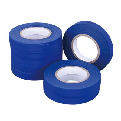 AVIMYA Tying Binding Flower Vegetable Machine Tree Parafilm Gardening Bind Belt Tapetool Secateurs Engraft Red PVC tie Tape 30m/PC (Color : 10Pcs Blue)
