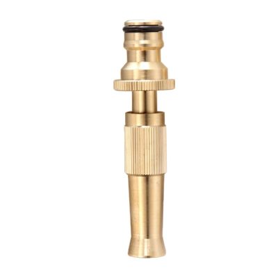 Brass Adjustable Spray Gun Quick Waterstop Connector Car Wash Water Gun Garden Irrigation Spray Nozzle With G1/2 Connector (Color : B)