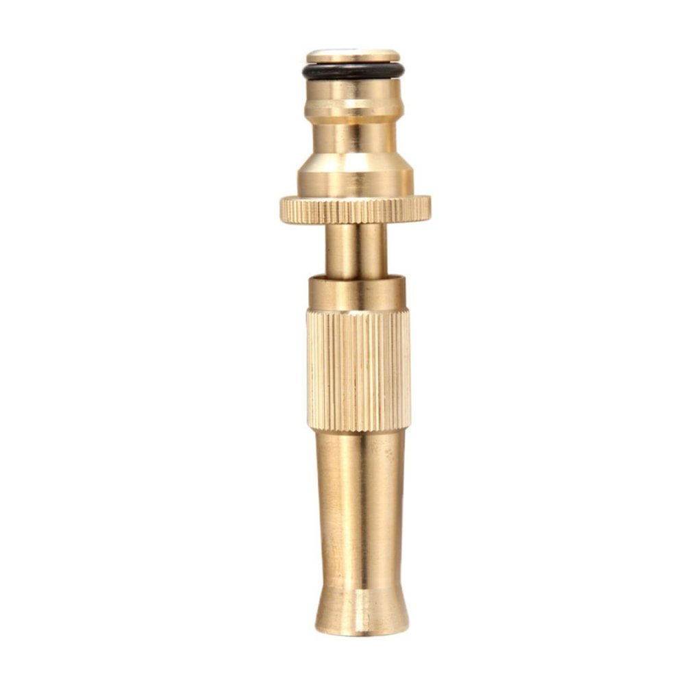 Brass Adjustable Spray Gun Quick Waterstop Connector Car Wash Water Gun Garden Irrigation Spray Nozzle With G1/2 Connector (Color : B)