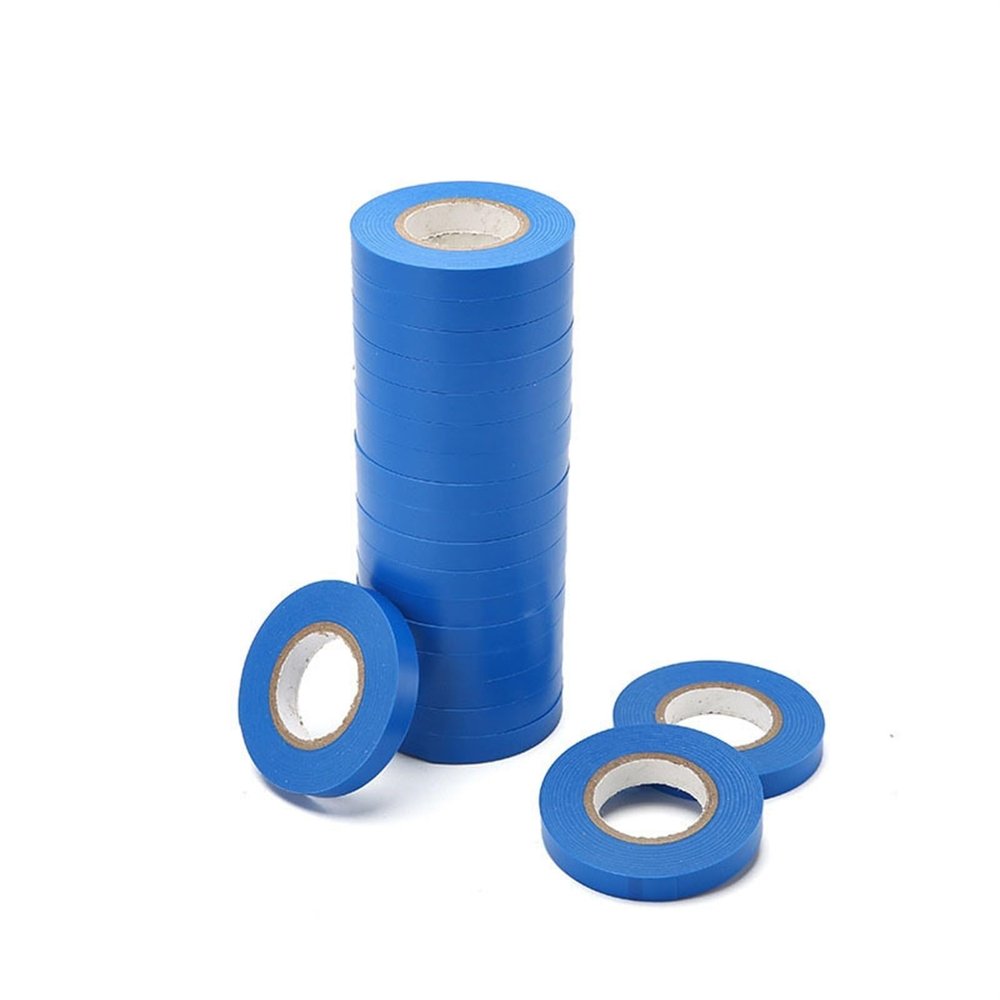 AVIMYA Tying Binding Flower Vegetable Machine Tree Parafilm Gardening Bind Belt Tapetool Secateurs Engraft Red PVC tie Tape 30m/PC (Color : 20Pcs Blue)