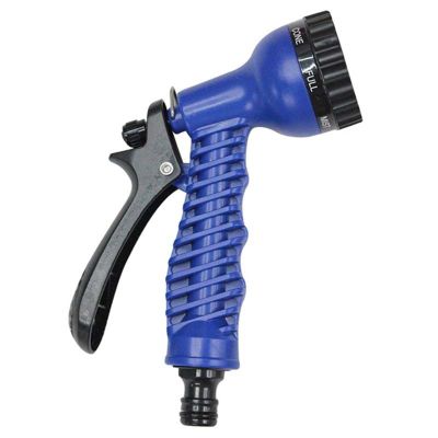 7 Styles Ajustable High Pressure Spray Water Gun Garden Plant Flower Lawn Vegetable Irrigation Watering Gun for Home Clean Tools (Color : Blue)