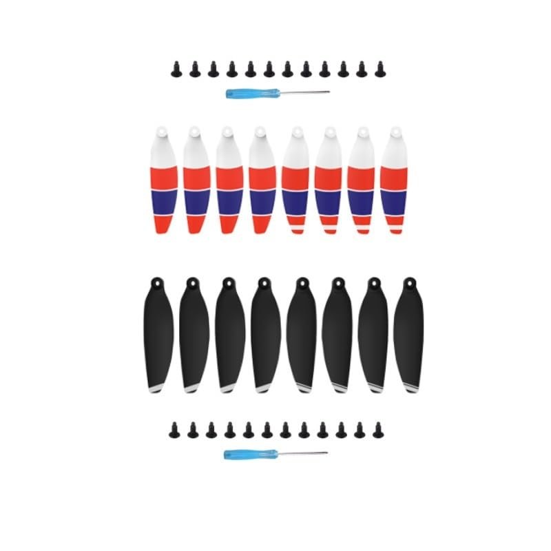 SeiZed Propellers for DJI Mavic Mini Drone Replacement Low-Noise and Quick-Release Blades Props (Color : 8 Silver 8 Colorful)