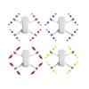 SeiZed Propellers for DJI Mavic Mini Drone Replacement Low-Noise and Quick-Release Blades Props (Color : 8 Silver 8 Colorful) view 4
