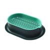 AVIMYA 1Pcs New Pet Cat Sprout Dish Growing Pot Hydroponic Plant Cat Grass Germination Digestion Starter Dish Greenhouse Grow Box (Color : Blue) view 4