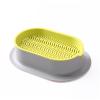 AVIMYA 1Pcs New Pet Cat Sprout Dish Growing Pot Hydroponic Plant Cat Grass Germination Digestion Starter Dish Greenhouse Grow Box (Color : Yellow) view 1