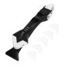 AVIMYA Silicone Scraper Glue Remover Knife Angle Beauty Crevice Spatula Tool Grout Scraper Kit 5in1 Multifunction Coner Caulking Tool (Color : Black) view 1
