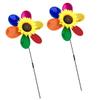 2pcs Garden Spinners Outdoor Decor Large Windmill Spinner for Yard and Garden view 1