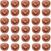 100 Pieces Plastic Mini Cowboy Hat view 2