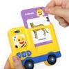 Pinkfong Baby Shark Flash Card Learning Bus - Interactive Educational Sound Toy, Toddler Flash Cards - Infant, Toddler view 3