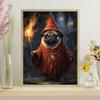 Pug Wizard Jigsaw Puzzle 300/500/1000 Piece for Pug Owner (1000pc (5075cm)) view 3