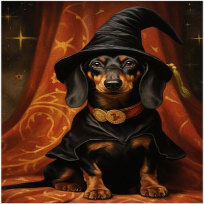 Dachshund Wizard Jigsaw Puzzle 300/500/1000 Piece for Dachshund Owner (1000pc (5075cm))