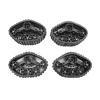 Tsolay 4 Pcs Climbing Off-Road Truck Track Wheels Snow Tires Replacement Parts for RC Crawler Car DIY Modified Modification Accessories view 1