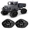Tsolay 4 Pcs Climbing Off-Road Truck Track Wheels Snow Tires Replacement Parts for RC Crawler Car DIY Modified Modification Accessories view 2