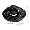 Tsolay 4 Pcs Climbing Off-Road Truck Track Wheels Snow Tires Replacement Parts for RC Crawler Car DIY Modified Modification Accessories view 3