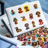 100 Pcs Dachshund Stickers for Teens,Adults Waterproof Funny Weiner Dog Stickers for Computer Phone Water Bottle Bike Luggage Guitar view 2